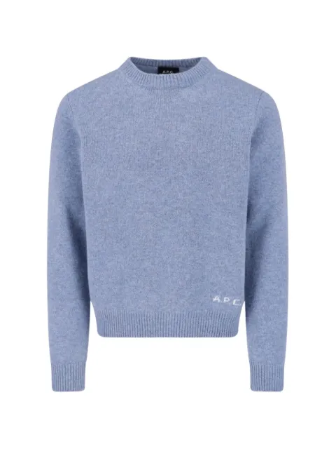 A.P.C. Edmond logo-embroidered sweater