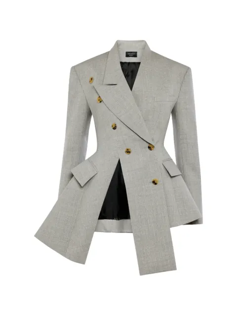 A.W.A.K.E. Mode asymmetric double-breasted jacket