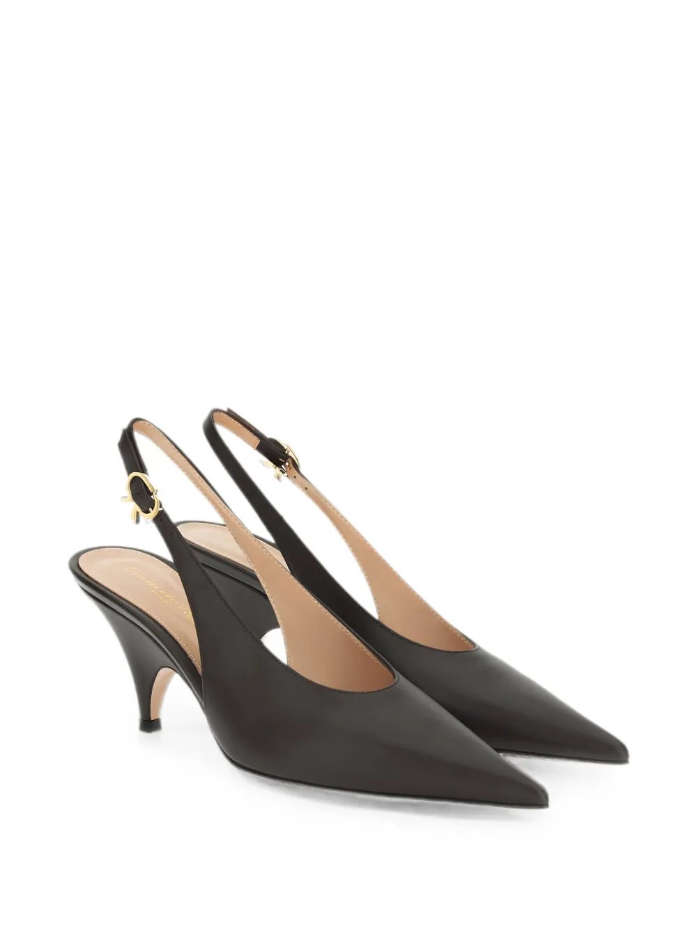 Gianvito Rossi Sofia sling 70 pumps Bruin