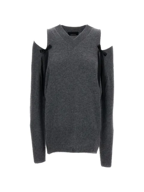 Simone Rocha cut-out bow-embellished sweater