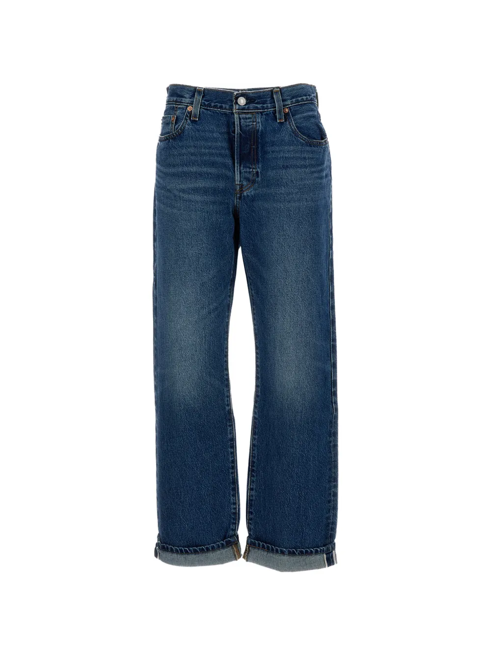 Levi's faded straight-leg jeans - Blu