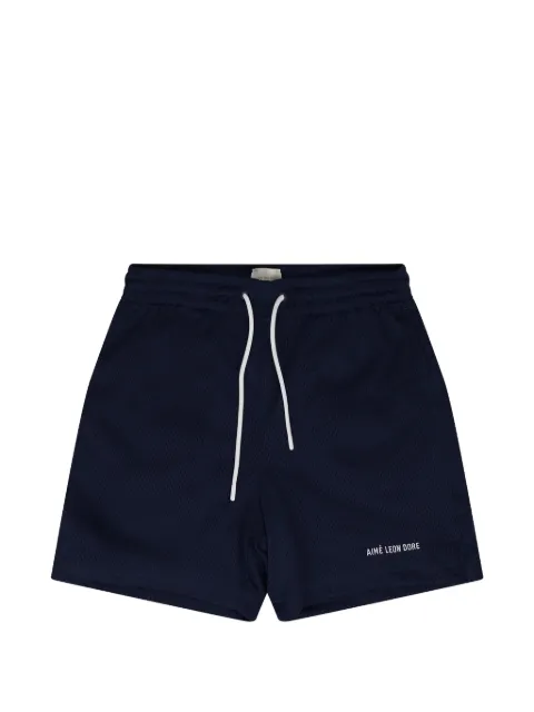 Aimé Leon Dore logo-print mesh shorts