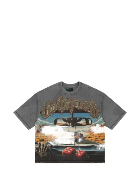 GODSPEED graphic-print boxy-fit T-shirt