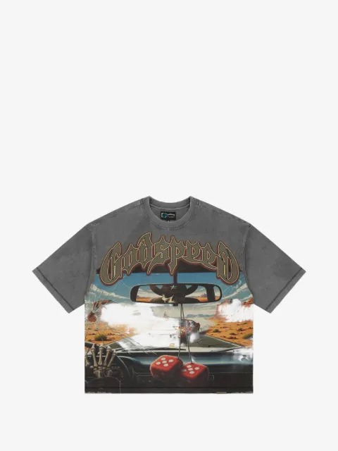 GODSPEED Camiseta com modelagem boxy e estampa gráfica