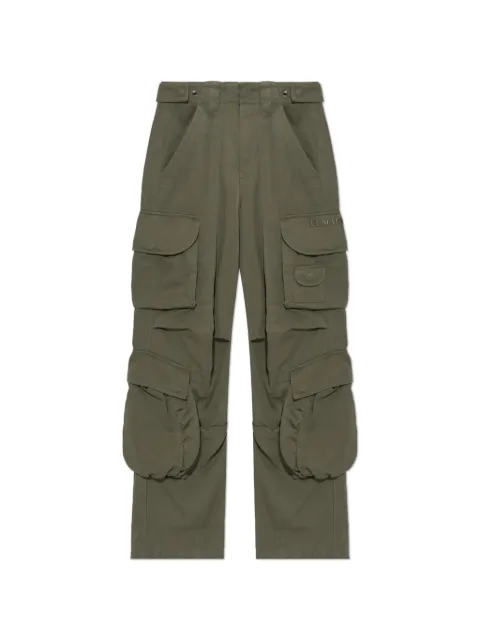 Balmain pantalones cargo con logo bordado