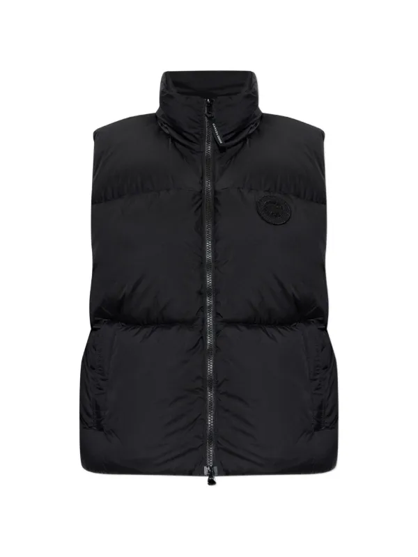 ブラック キルティングダウンベスト Canada Goose Fallon キルティングベスト | ブラック | FARFETCH JP