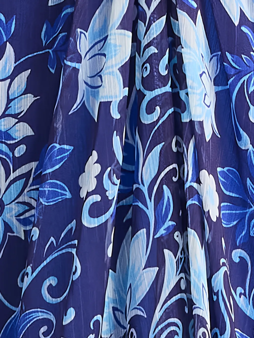 Tadashi Shoji Midi-jurk met bloemenprint Blauw