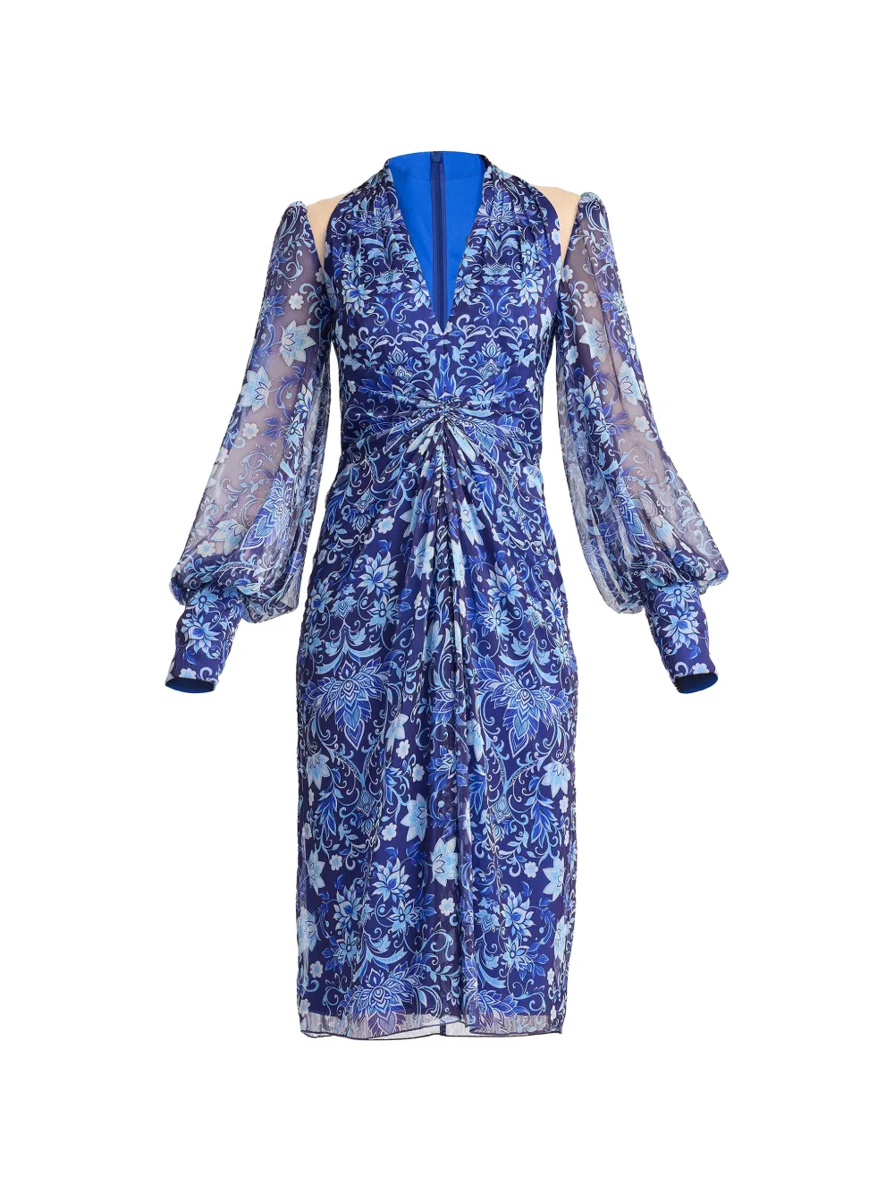 Tadashi Shoji floral-print midi dress