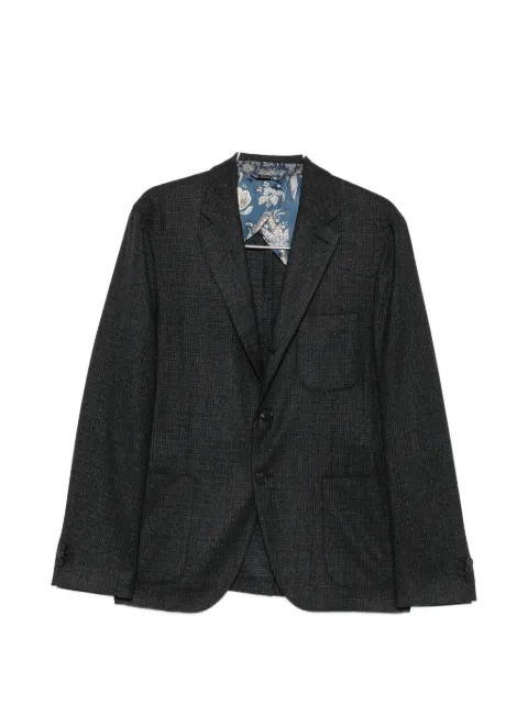 ETRO check-pattern single-breasted blazer