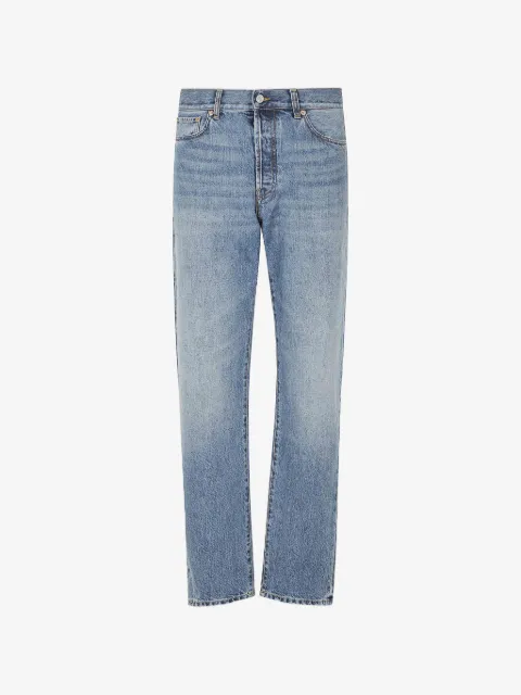 Department 5 washed straight-leg denim jeans