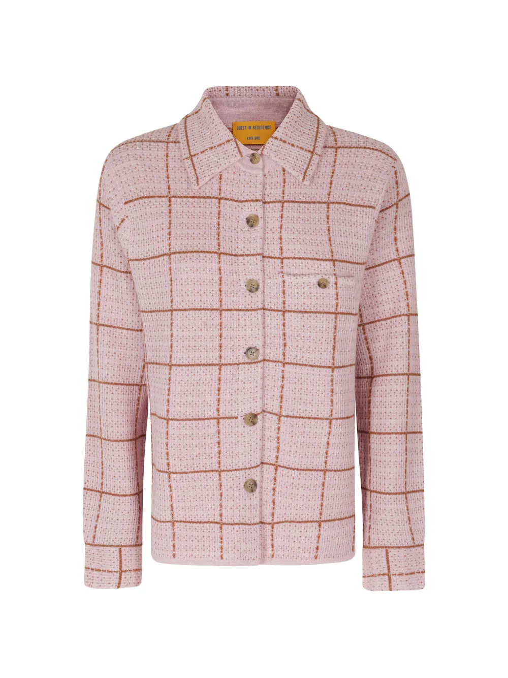 Guest In Residence Dylan check-pattern shirt - Rosa