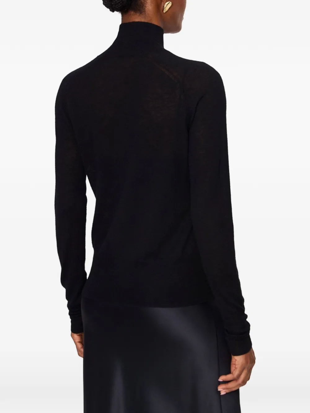 JOSEPH Yara high-neck sweater Zwart