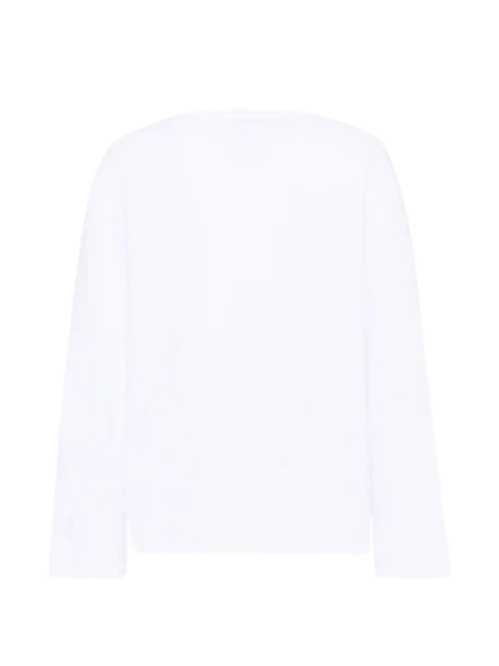 CASABLANCA KIDS T-shirt met lange mouwen en logo-print Wit