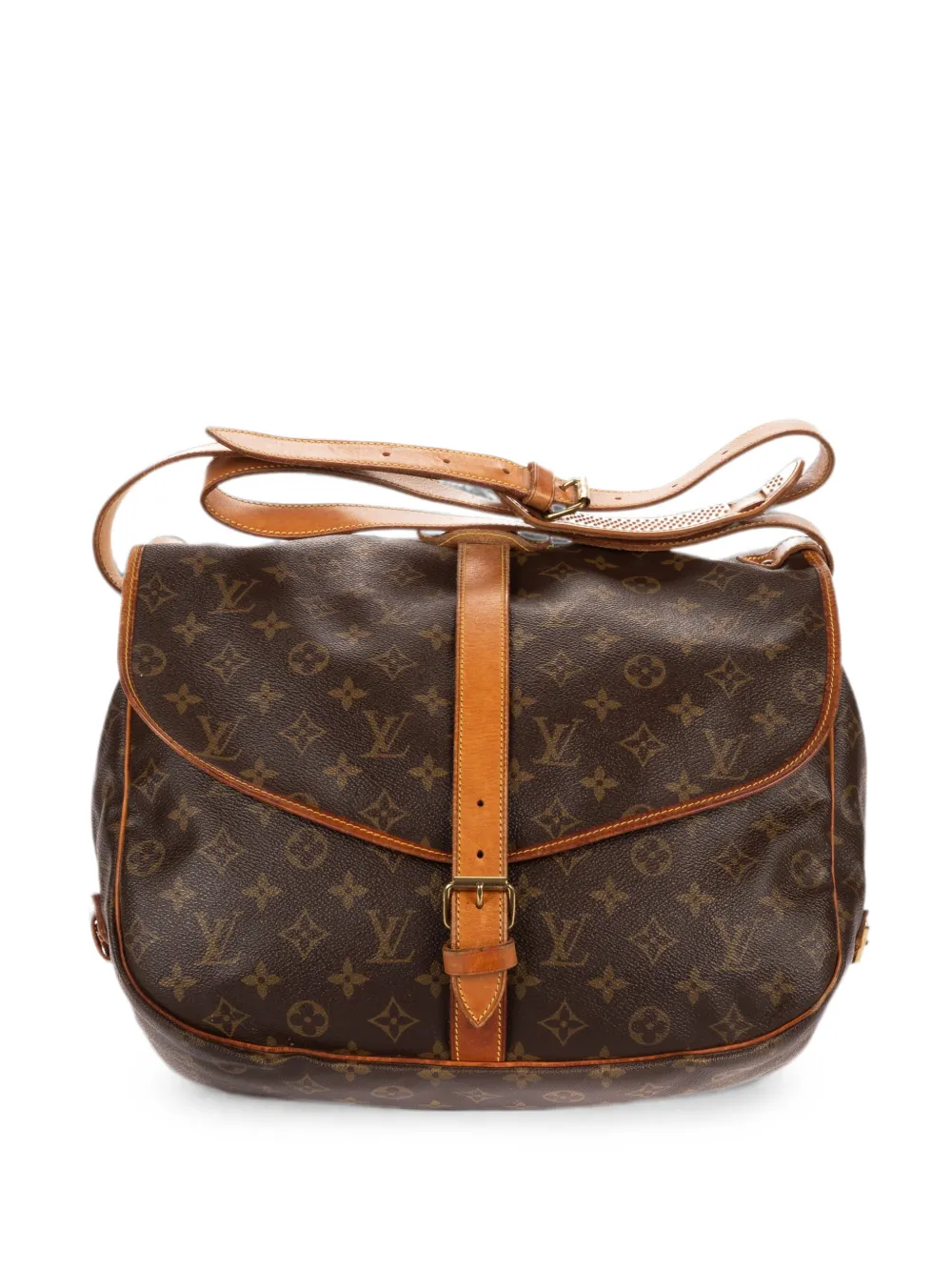 Louis Vuitton Pre-Owned Saumur cross body bag - Marrone