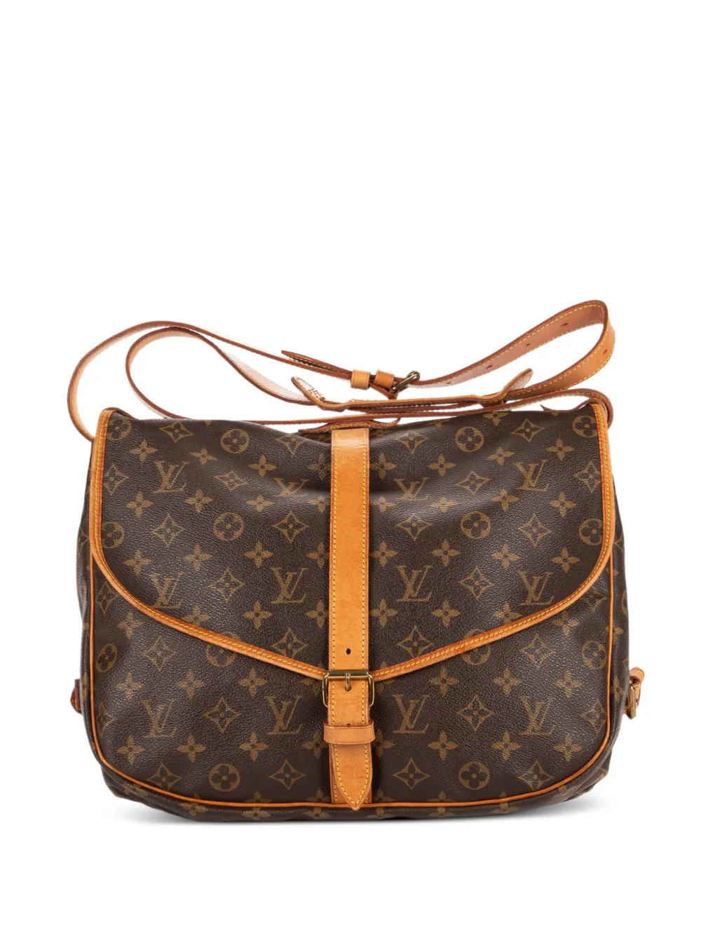 Louis Vuitton Pre-Owned Saumur GM cross body bag - Braun
