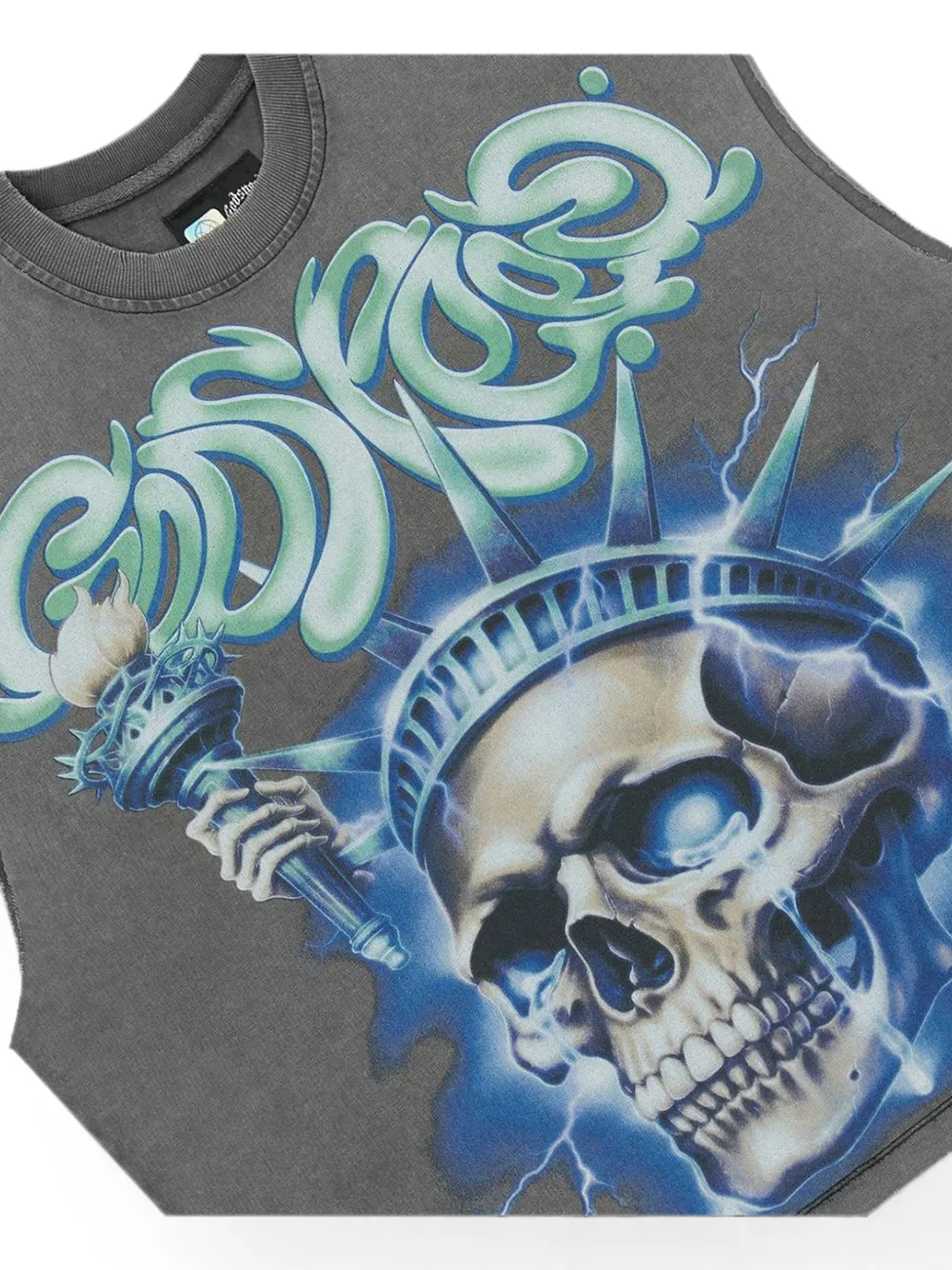 GODSPEED Liberty Tears top Grijs