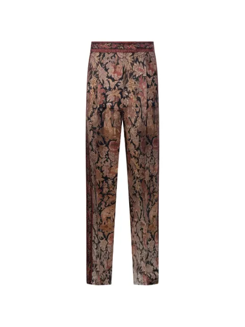 Pierre-Louis Mascia Cialda paisley-print pleated trousers