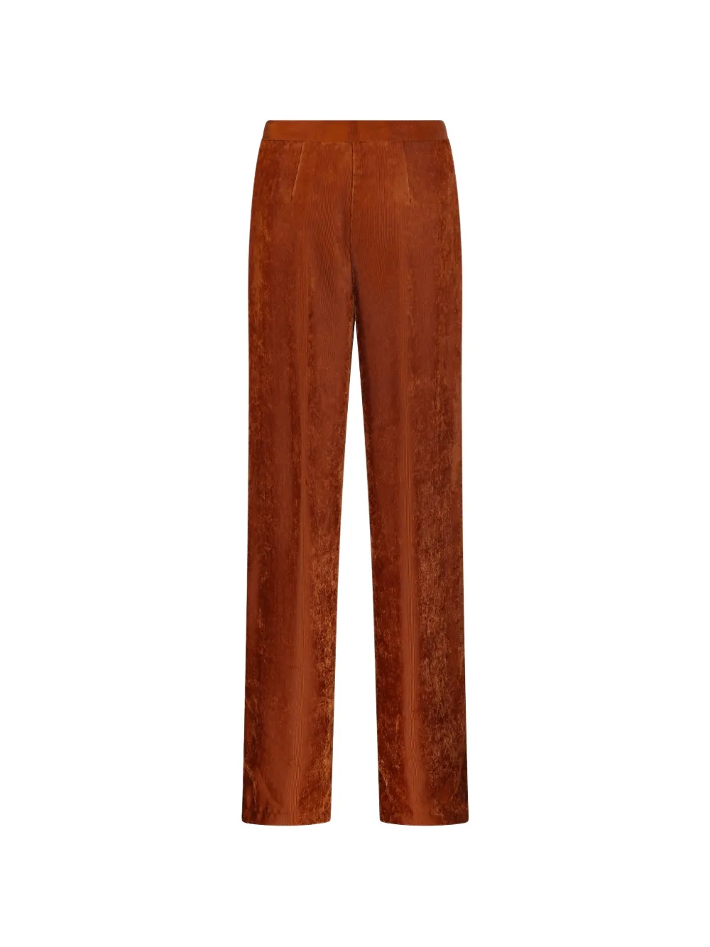 Forte Broek met fluwelen-effect Oranje
