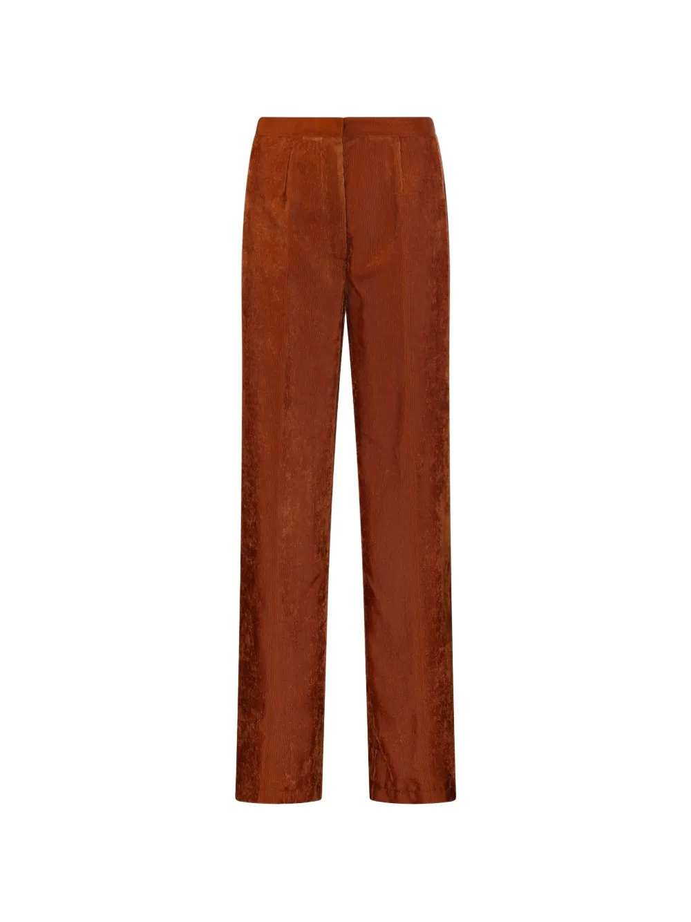 Forte Forte velvet-effect trousers - Arancione