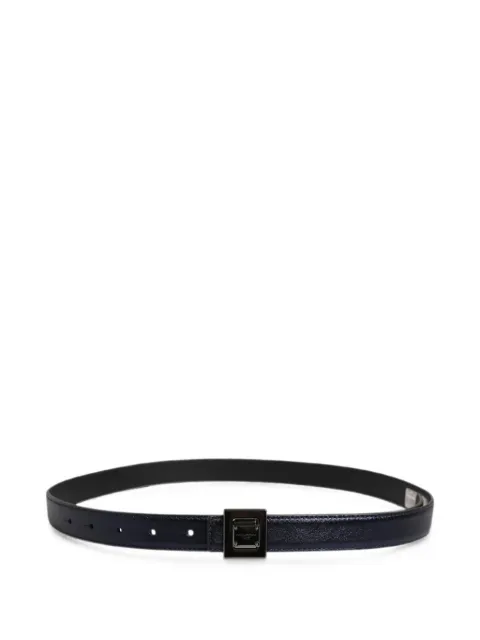 Dolce & Gabbana square-buckle leather belt