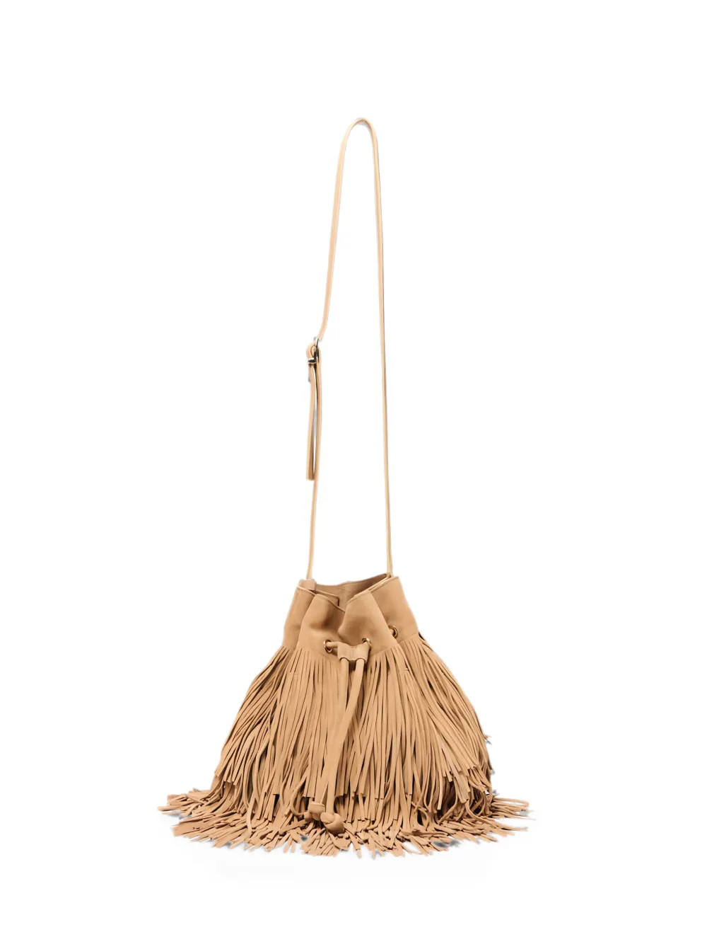 Simkhai Marena fringe-trimmed cross body bag - Toni neutri