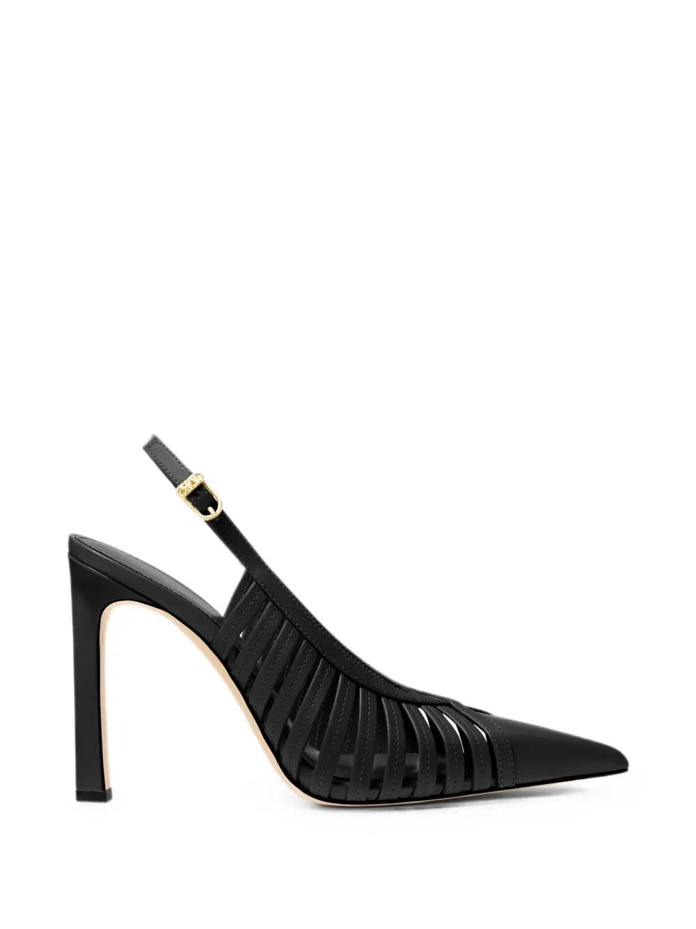 Michael Kors Adriana slingback pumps met kooidetail Zwart