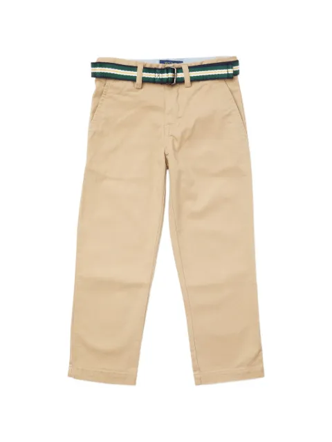 POLO RALPH LAUREN KIDS belted-waist trousers