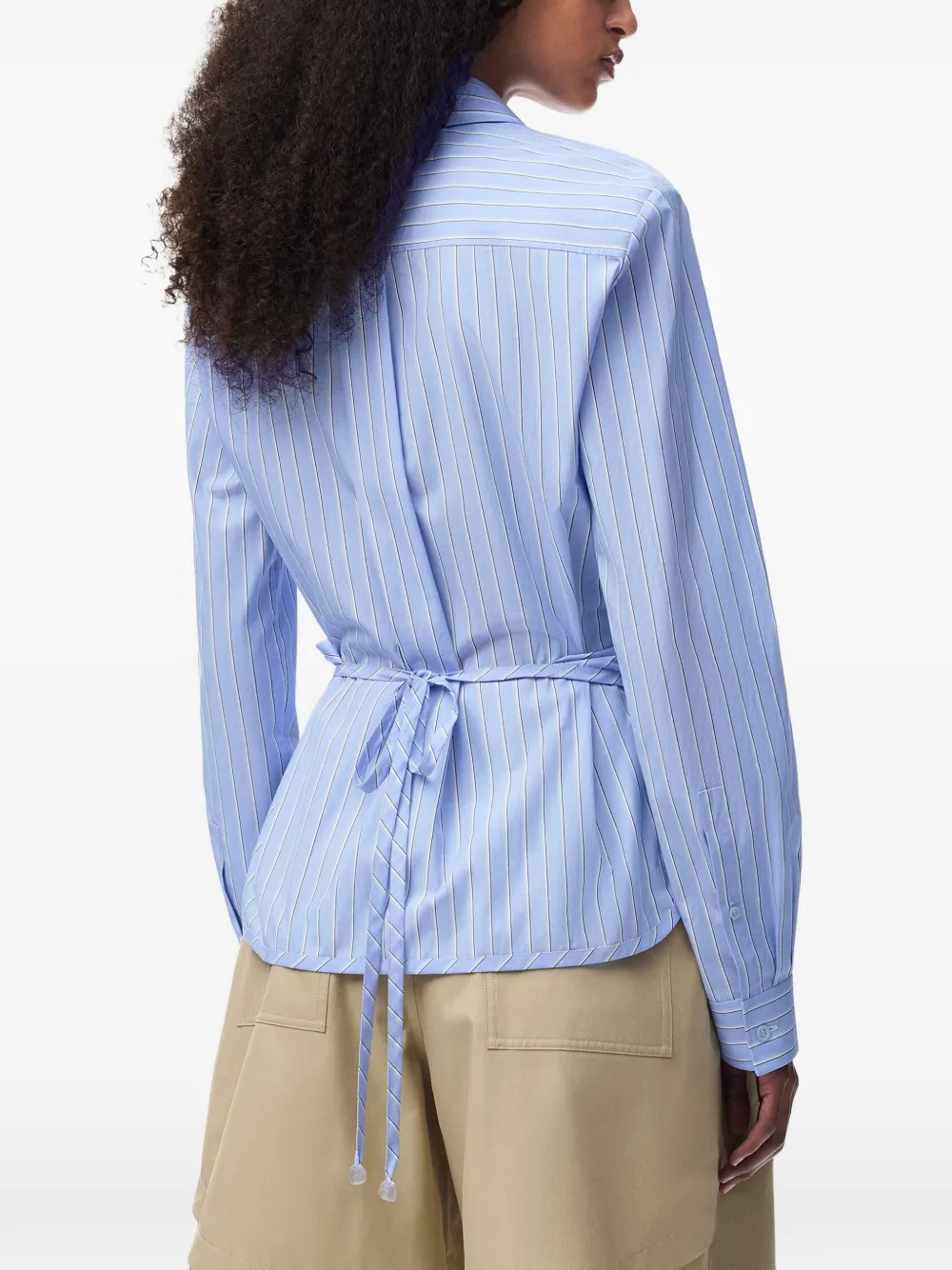 LOEWE Blouse met gestrikte taille Blauw