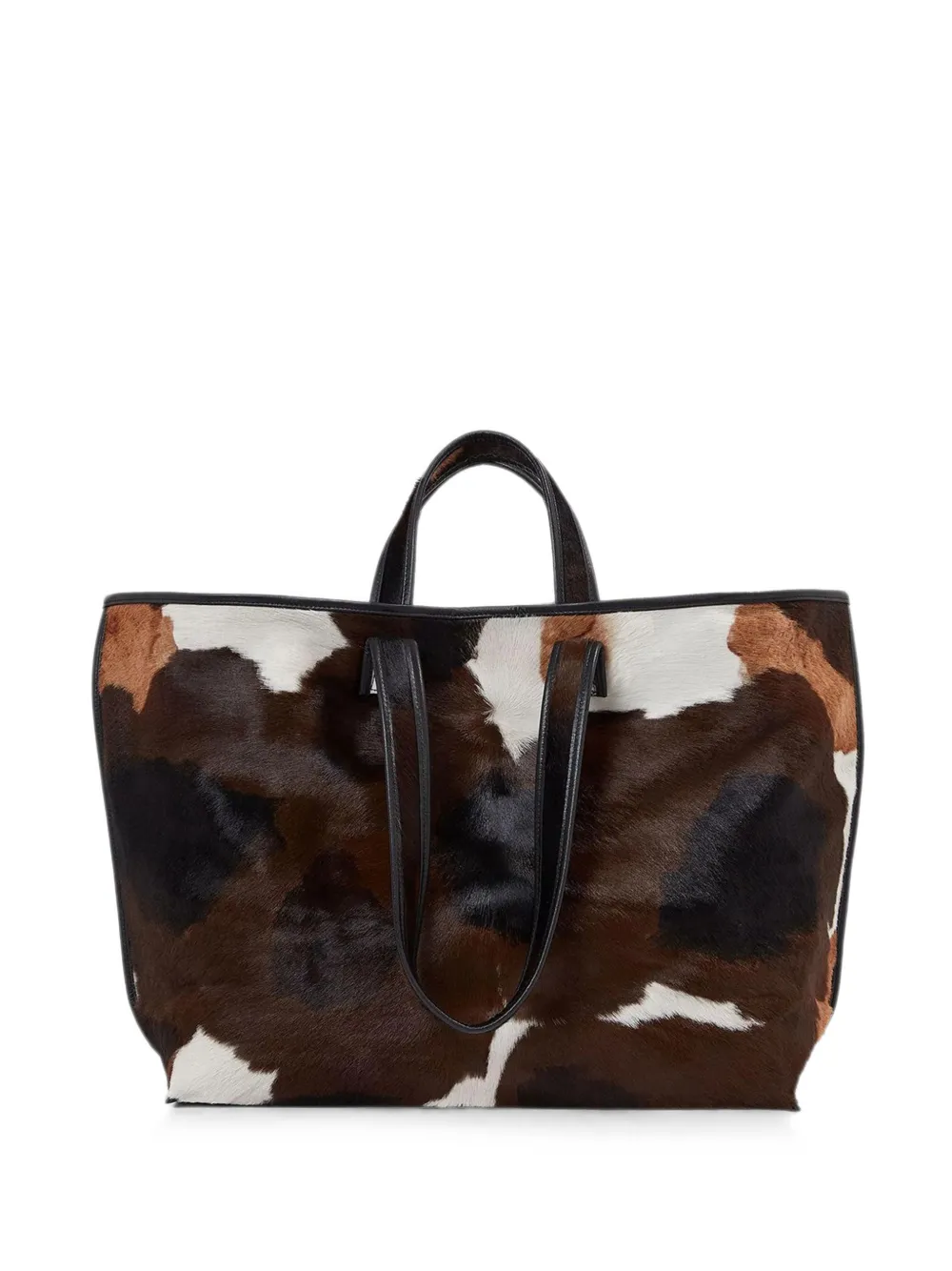 KASSL Editions cow-hair tote bag - Brown