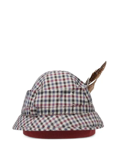 Maison Margiela Check Trilby Fischerhut mit Vichy-Karo
