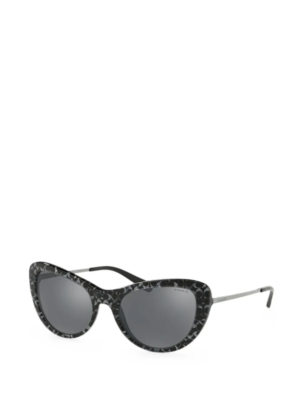 Coach Zonnebril met cat-eye montuur Grijs
