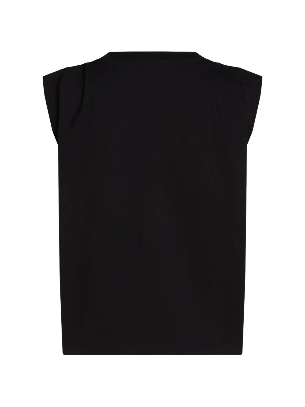 Karl Lagerfeld Rue St-Guillaume gewatteerd T-shirt Zwart