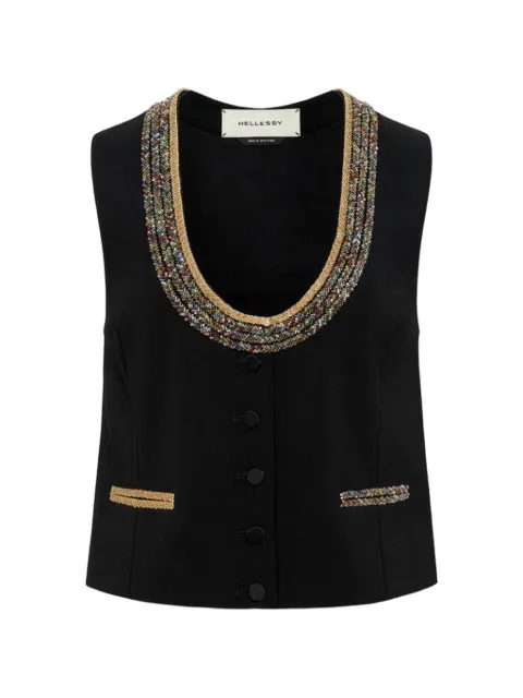 Hellessy Wes braided-trim vest