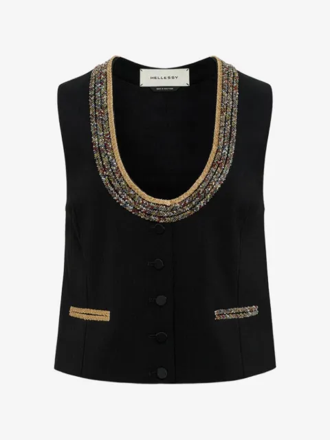 Hellessy Wes braided-trim vest