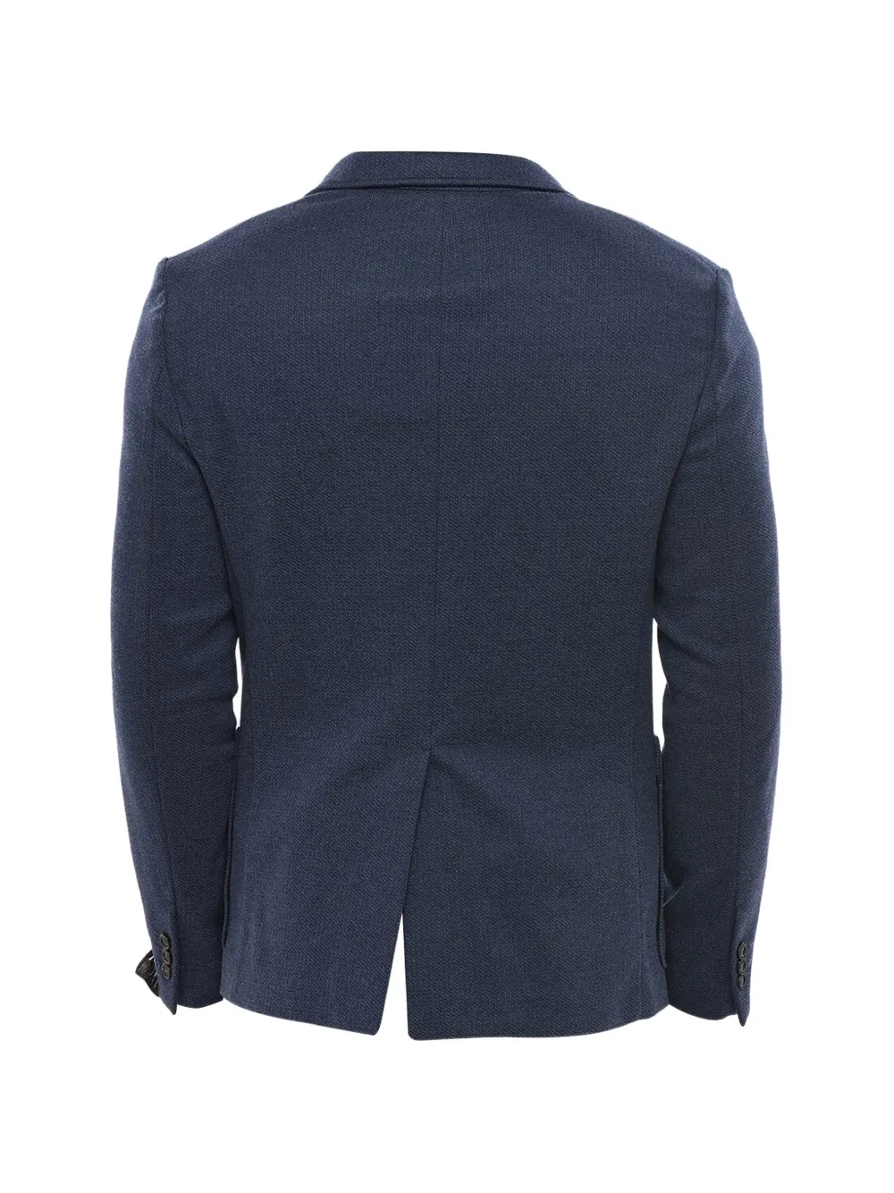 Paolo Pecora Ongevoerde blazer met gekerfde revers Blauw