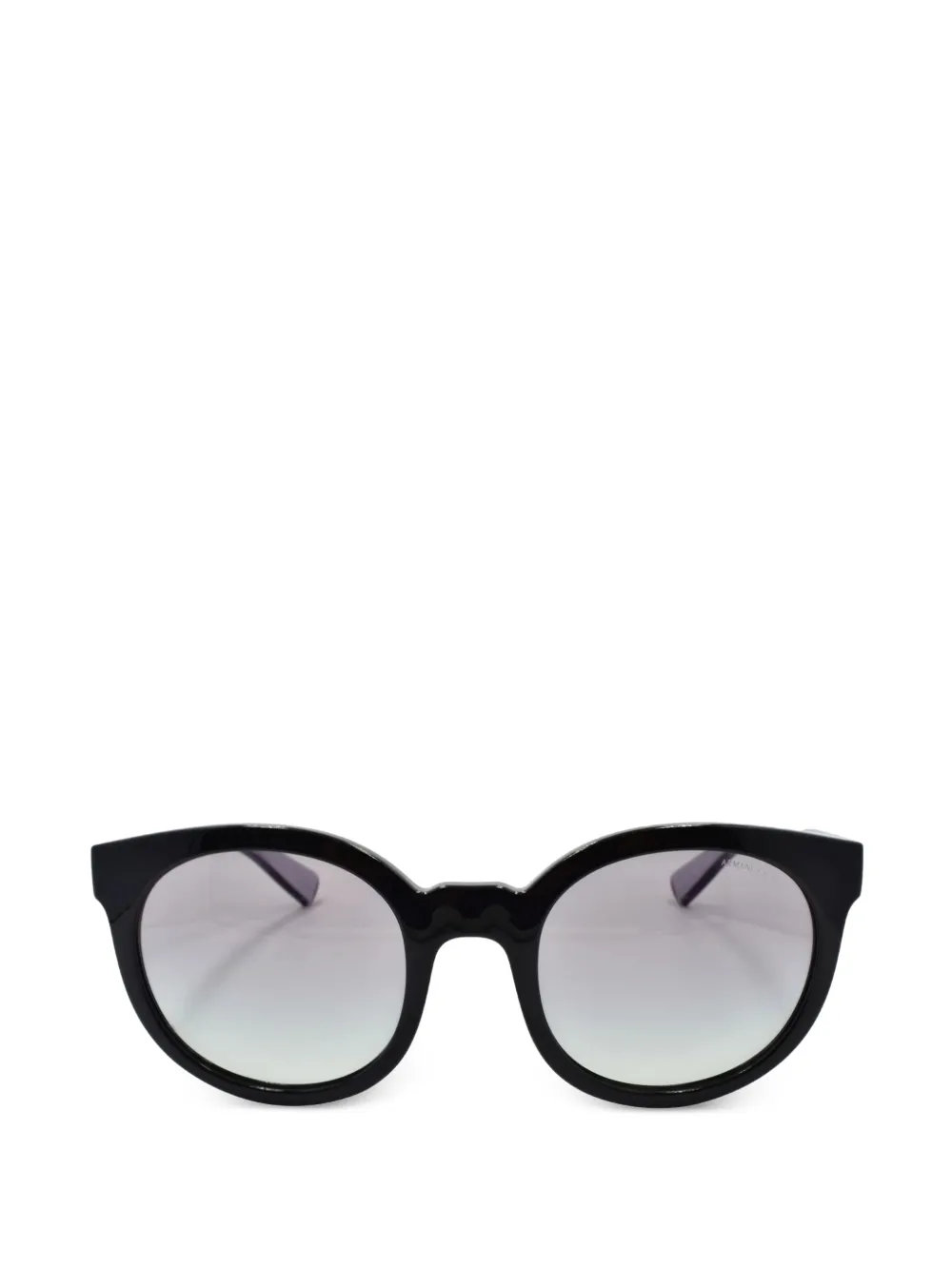 Armani Exchange 라운드 프레임 선글라스 | 블랙 | Image 1