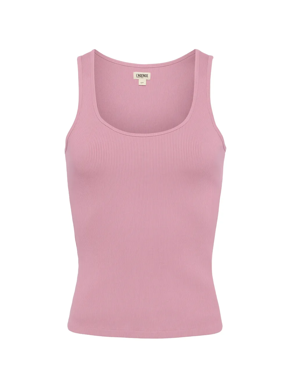 L'Agence Adira ribbed tank top - Rosa
