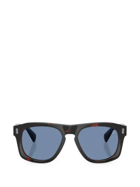 Brunello Cucinelli tortoiseshell-effect sunglasses