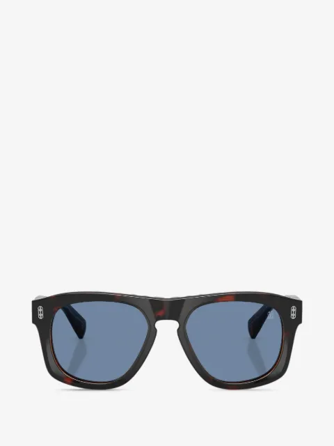 Brunello Cucinelli tortoiseshell-effect sunglasses