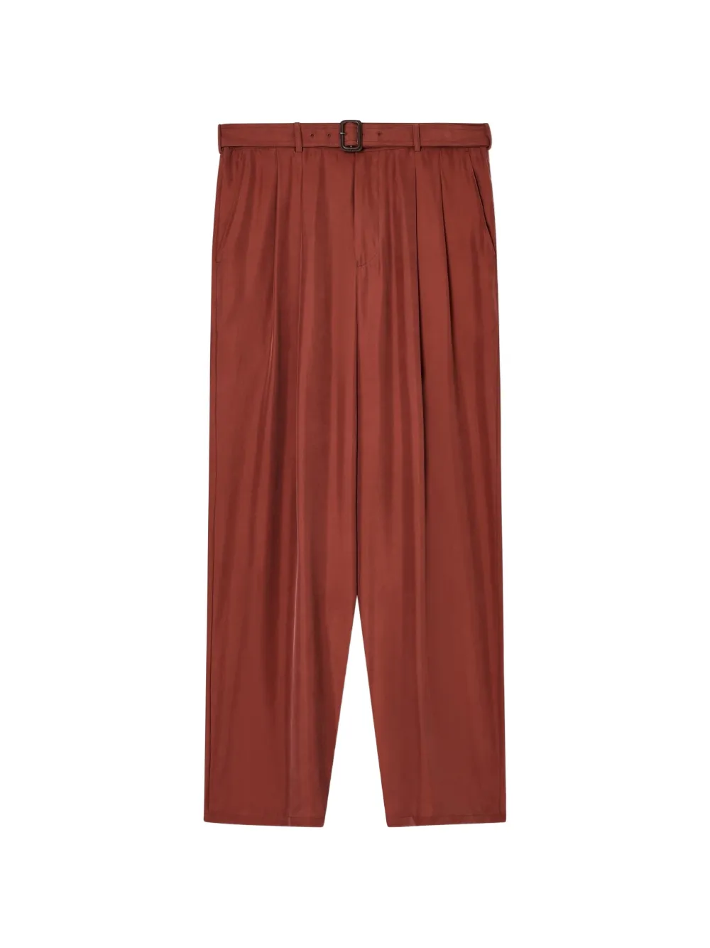 Emporio Armani belted trousers - Rot