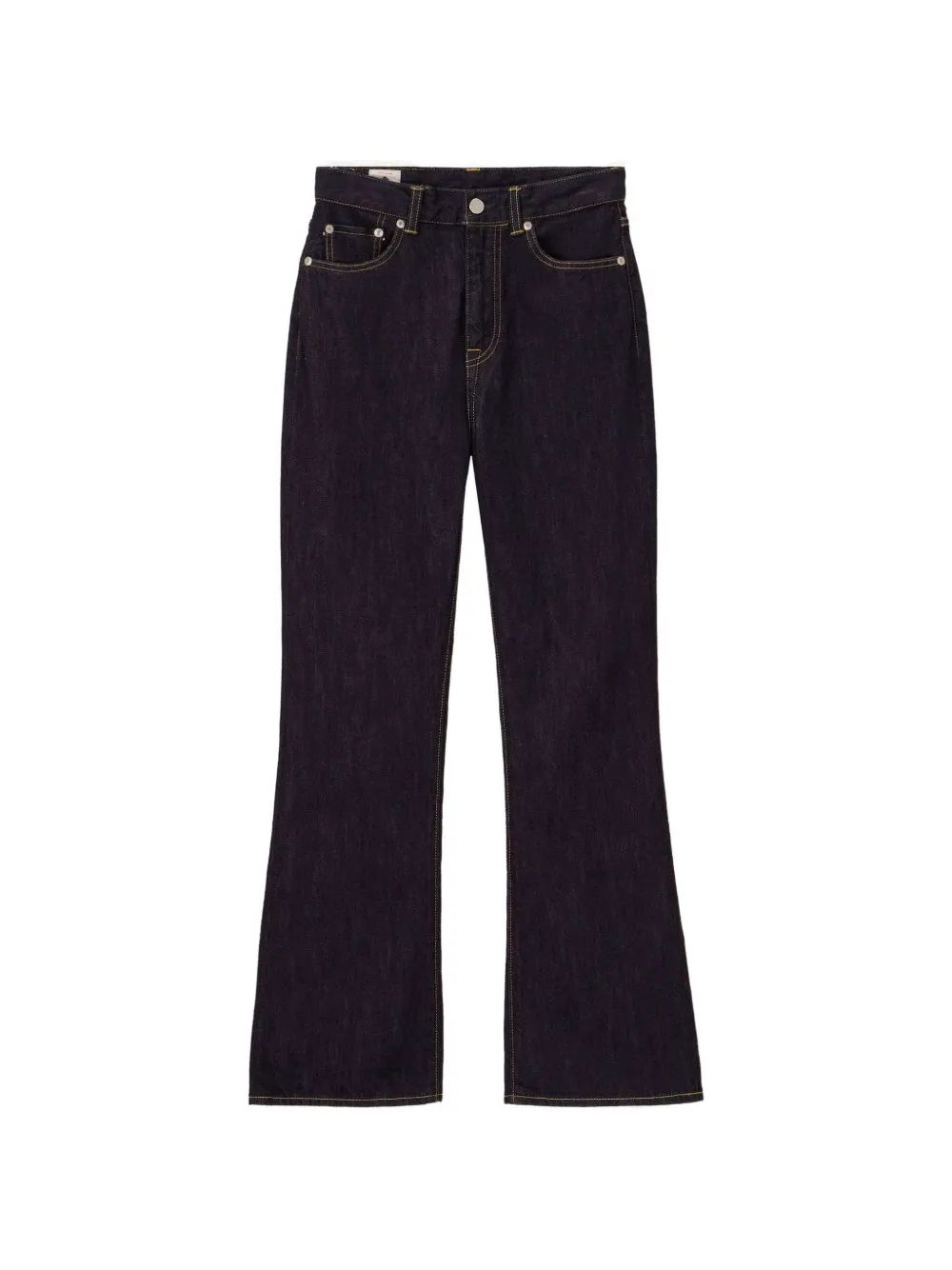 Momotaro Patch-detail Flared Jeans In Blue