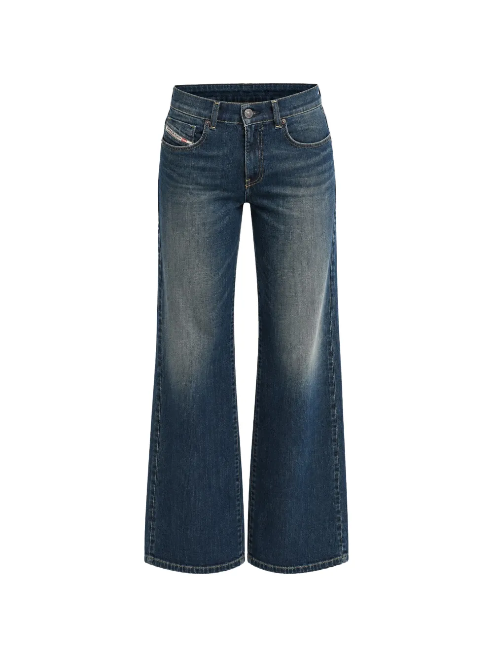 Diesel D-Akemi wide-leg jeans - Blau