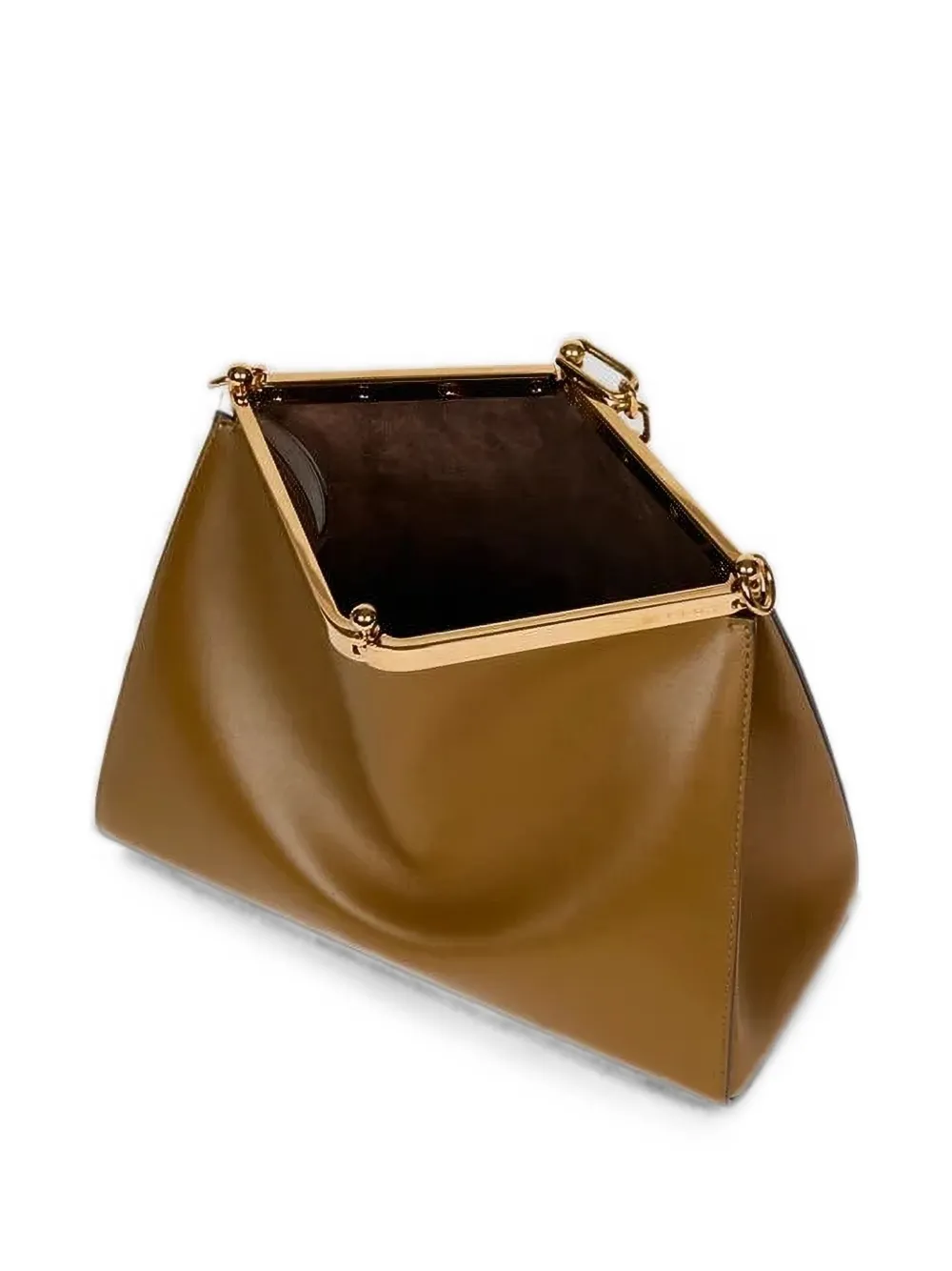 ETRO Vela raffia schoudertas Bruin