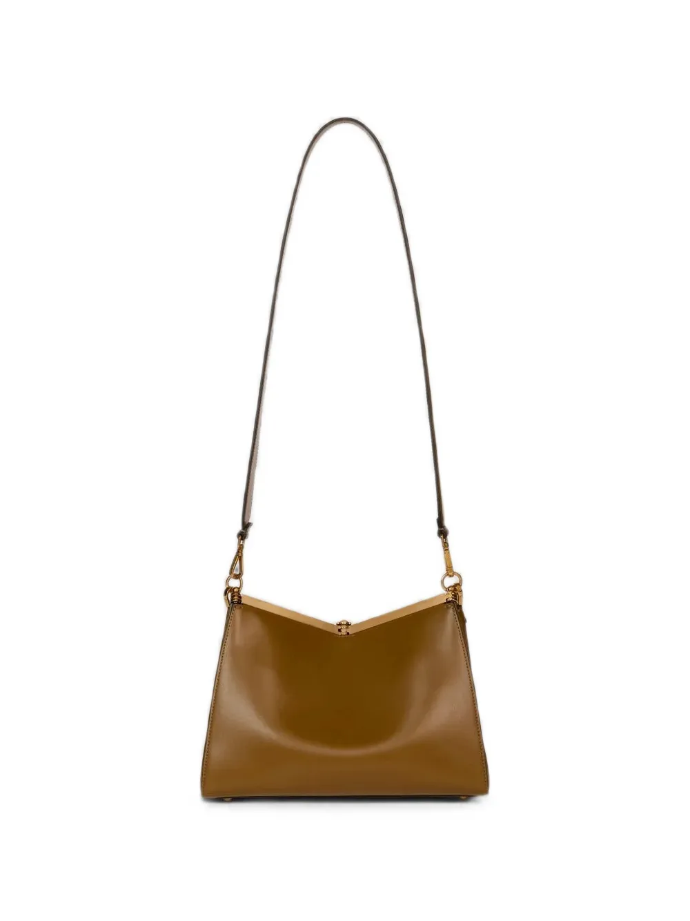 ETRO Vela raffia schoudertas Bruin