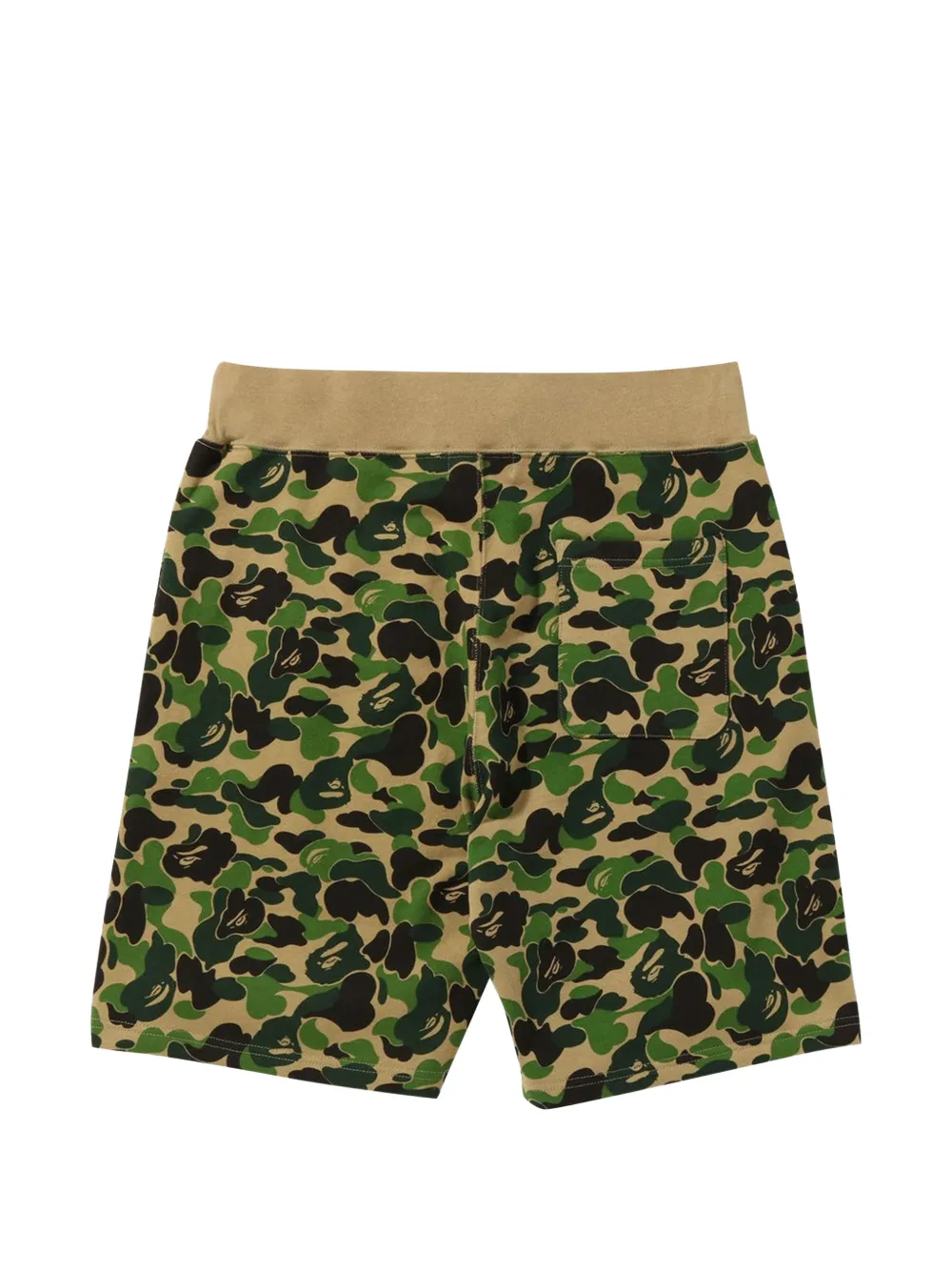 A BATHING APE ABC Camo shorts Beige