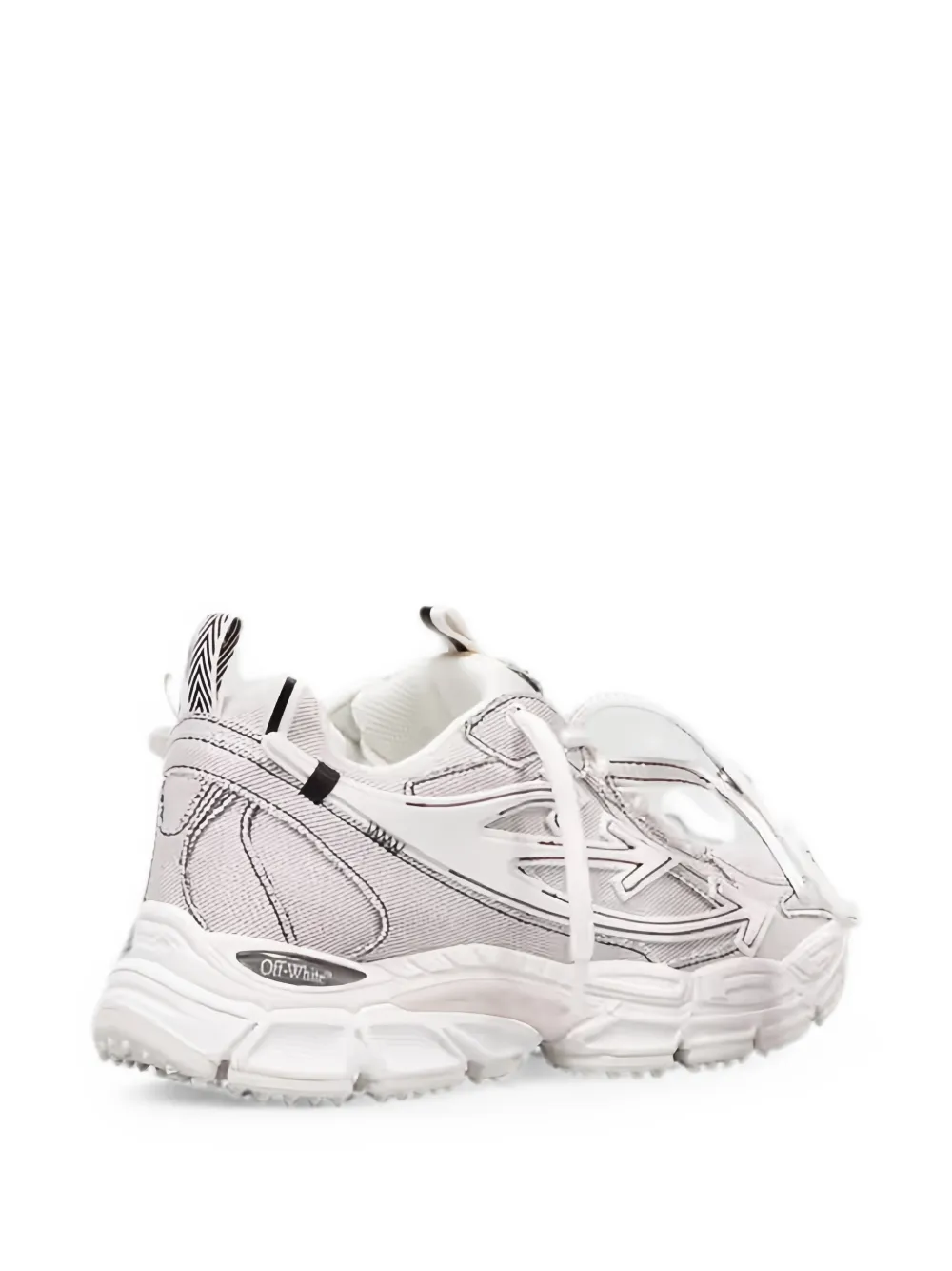 Off-White Be Right Back denim sneakers Grijs