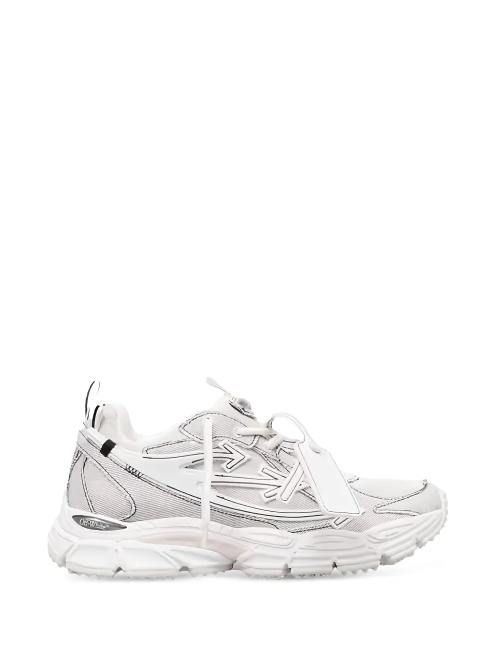 Off-White Be Right Back denim sneakers Grijs