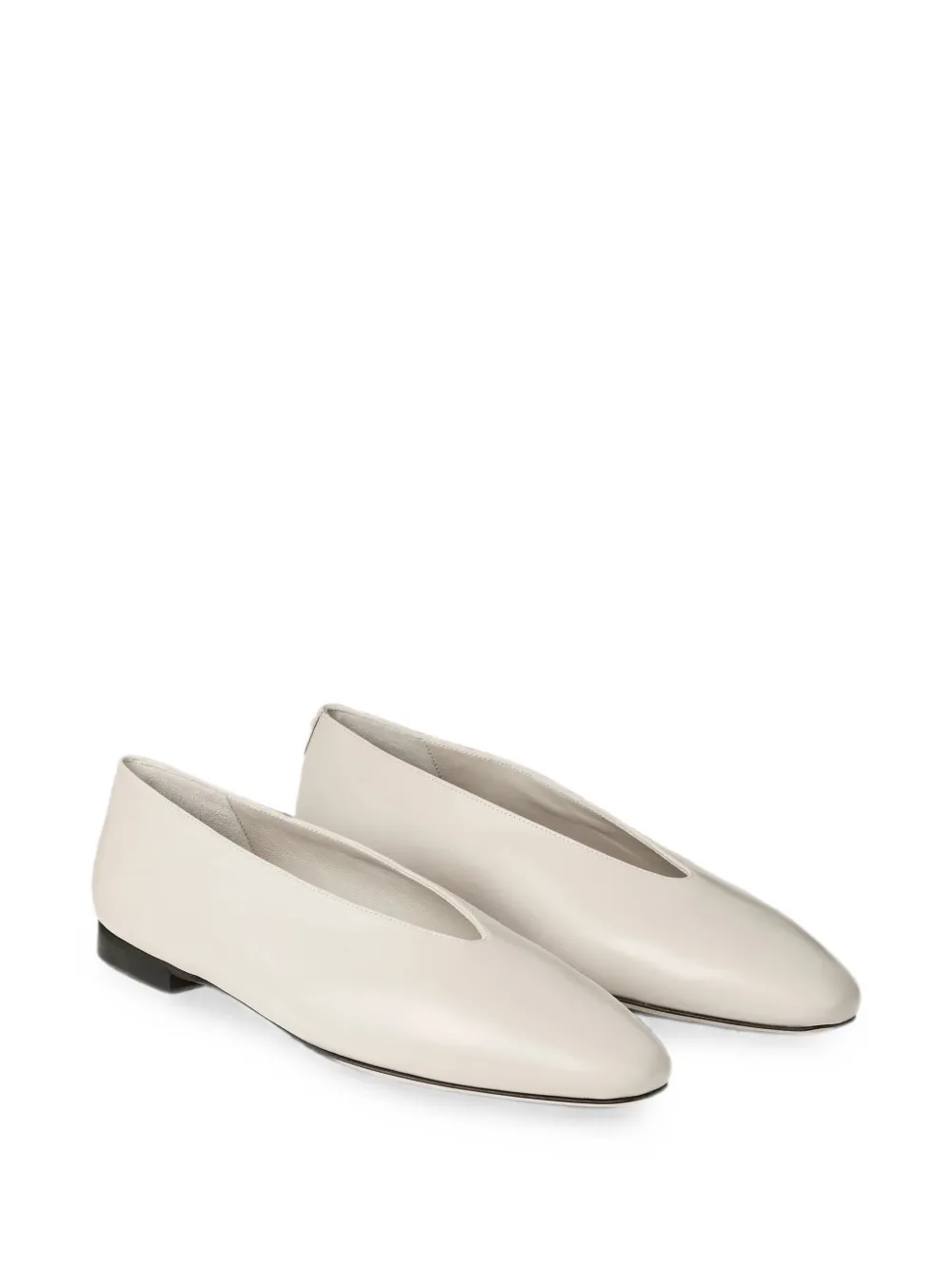 Jimmy Choo Margot leather ballet flats Beige