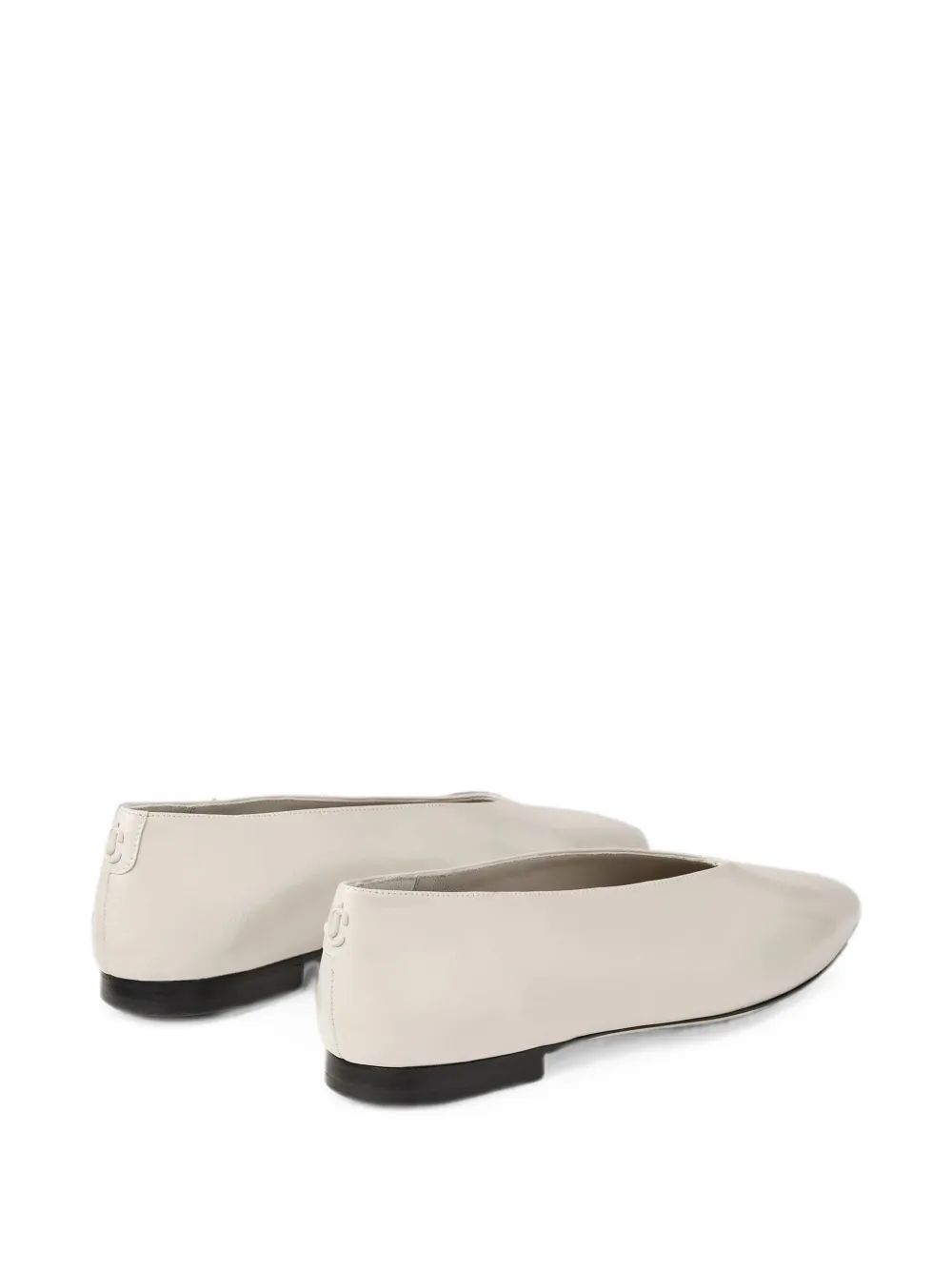 Jimmy Choo Margot leather ballet flats Beige