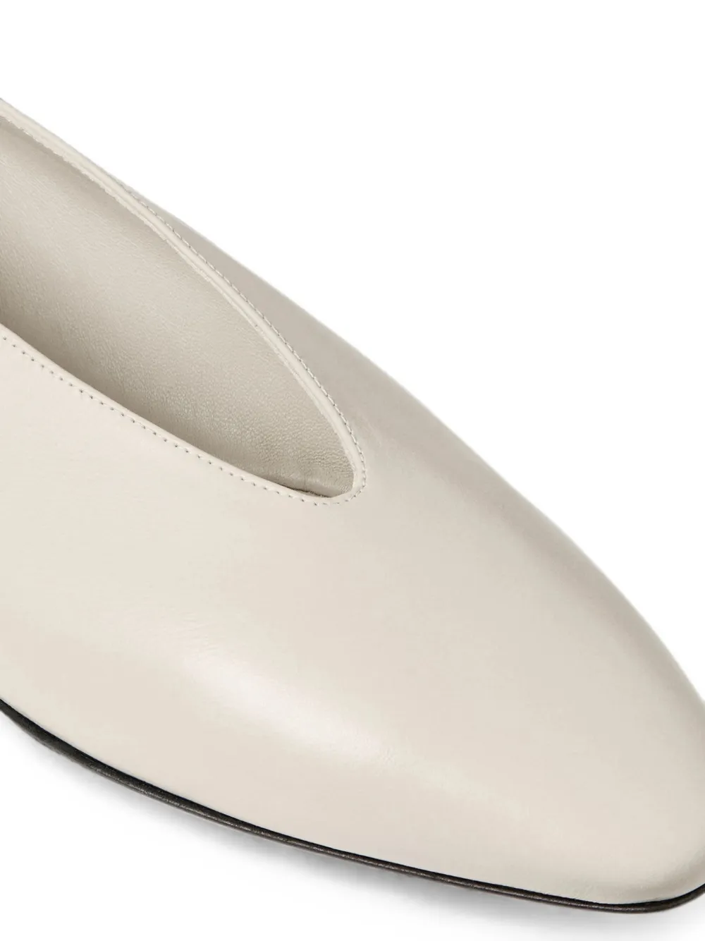 Jimmy Choo Margot leather ballet flats Beige